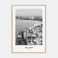 Tel Aviv Portrait B&W No 3 Poster
