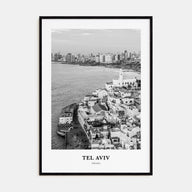 Tel Aviv Portrait B&W No 3 Poster