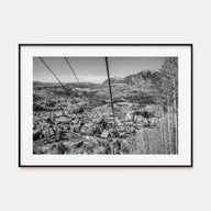 Telluride Landscape B&W Poster