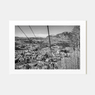 Telluride Landscape B&W Poster