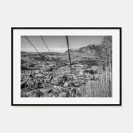 Telluride Landscape B&W Poster