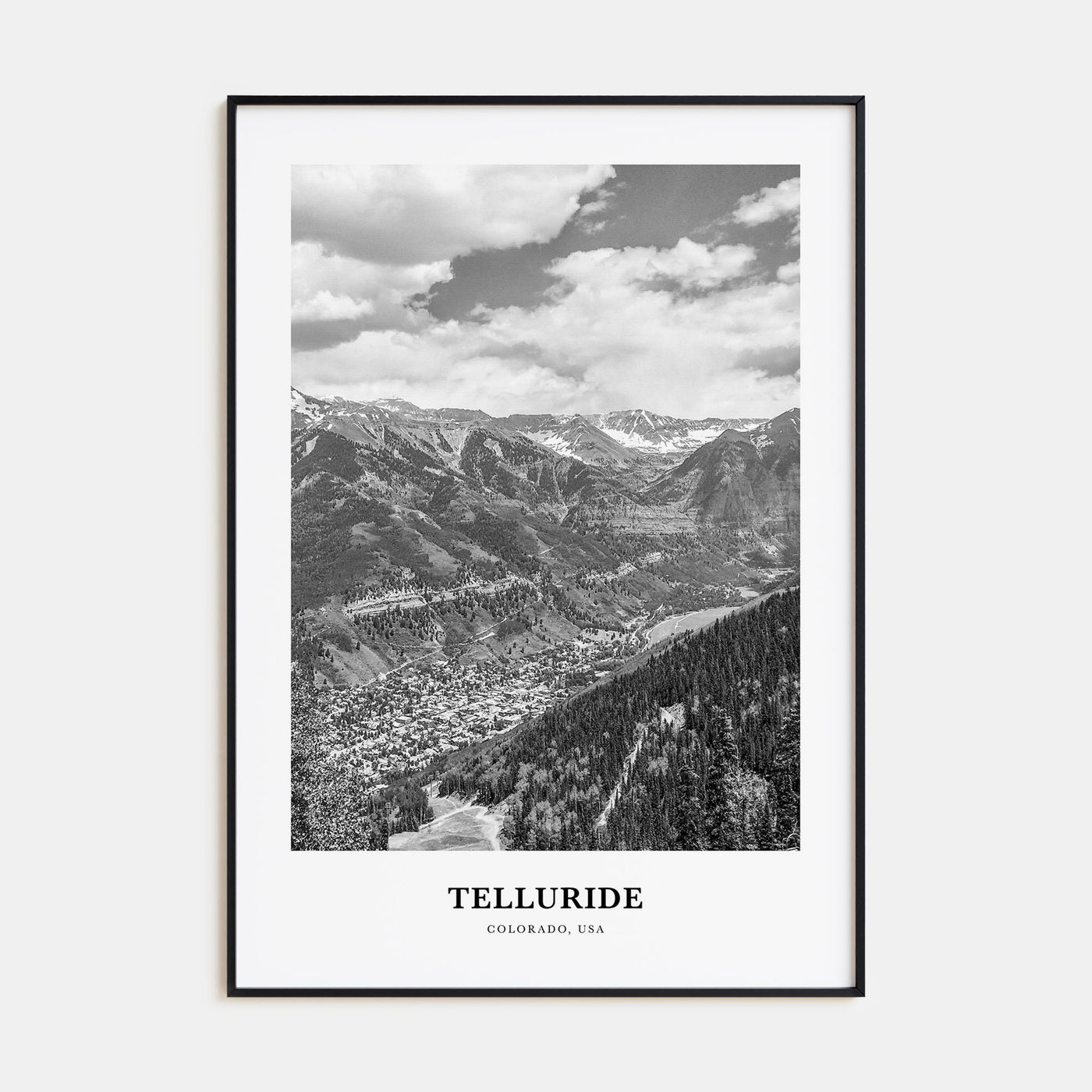 Telluride Portrait B&W No 2 Poster