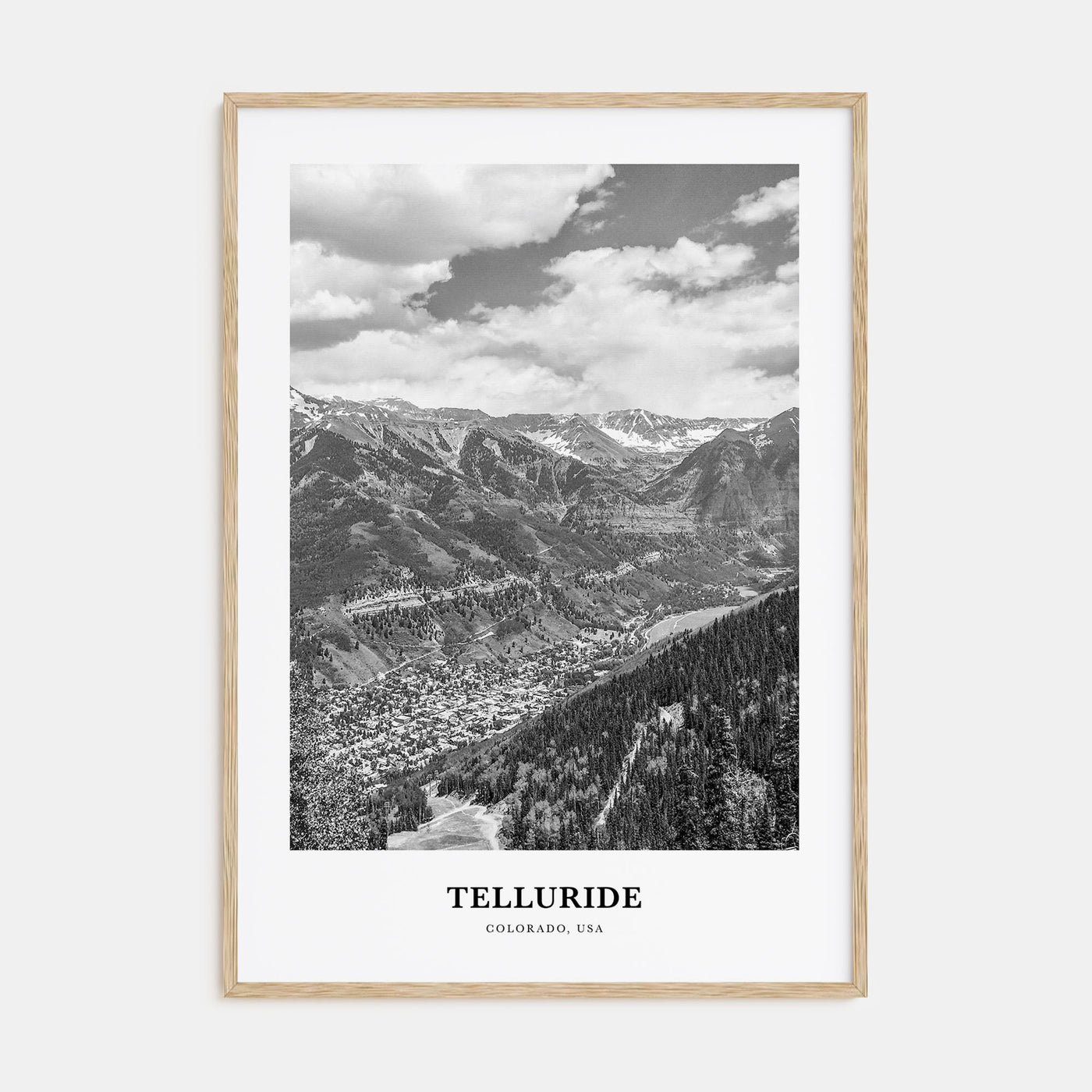 Telluride Portrait B&W No 2 Poster