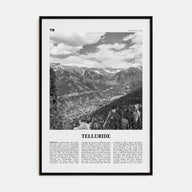 Telluride Travel B&W No 1 Poster