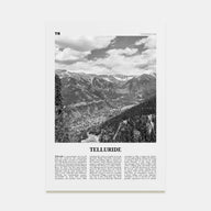 Telluride Travel B&W No 1 Poster