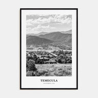 Temecula Portrait B&W Poster