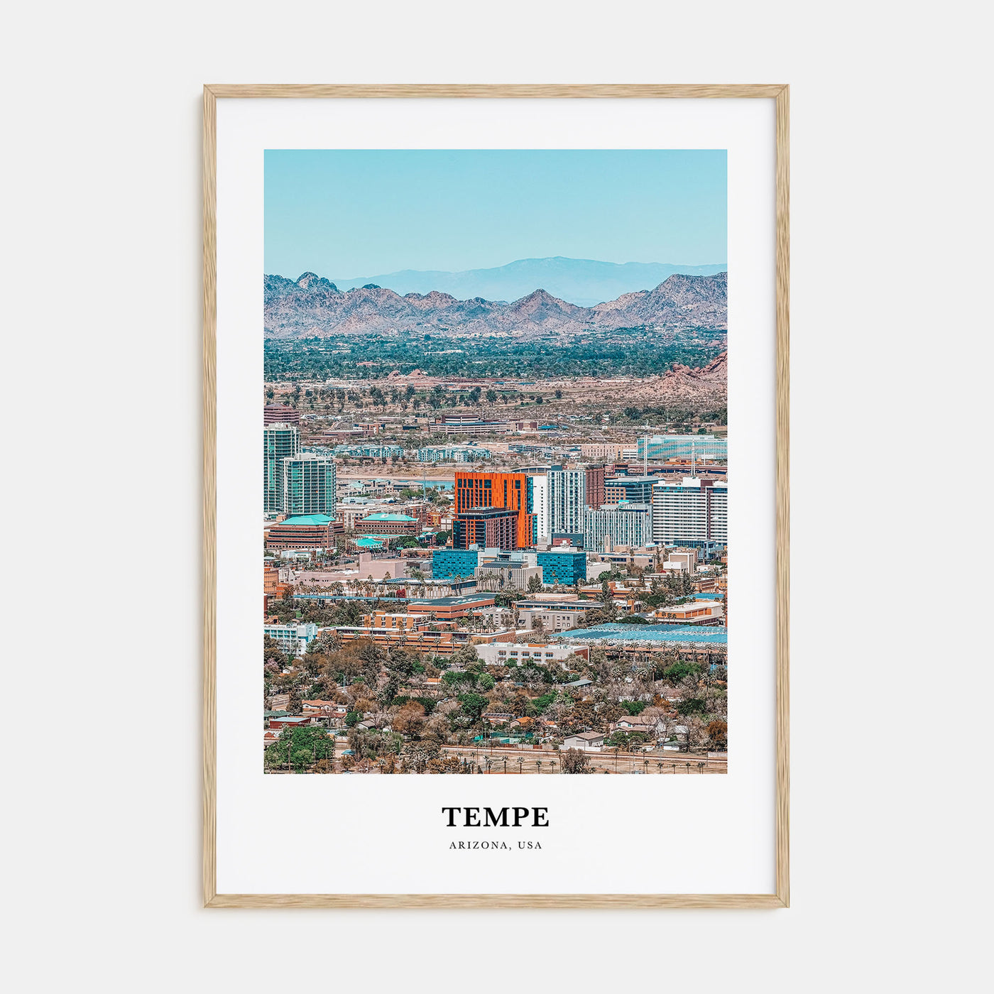 Tempe Portrait Color Poster