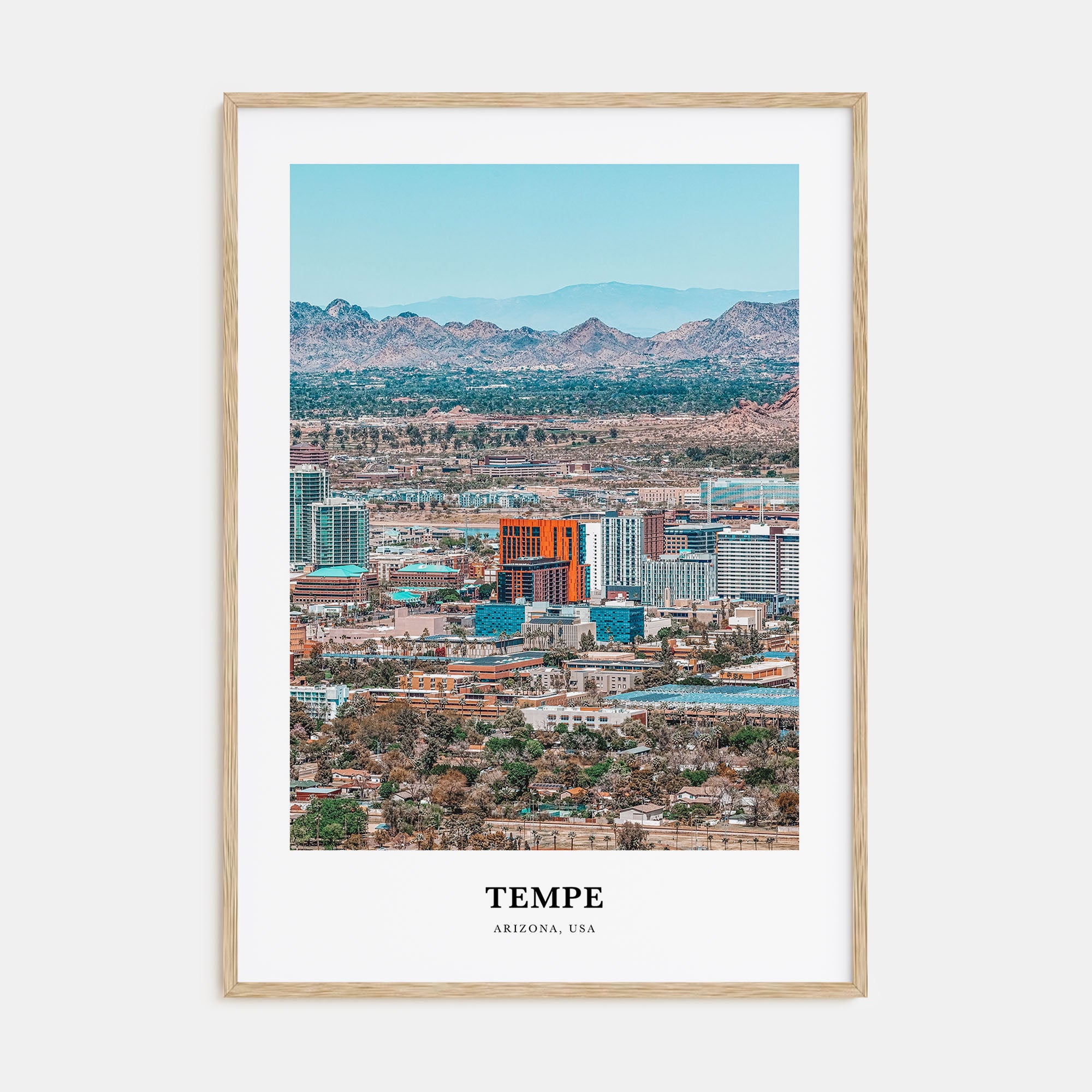 Tempe Portrait Color Poster