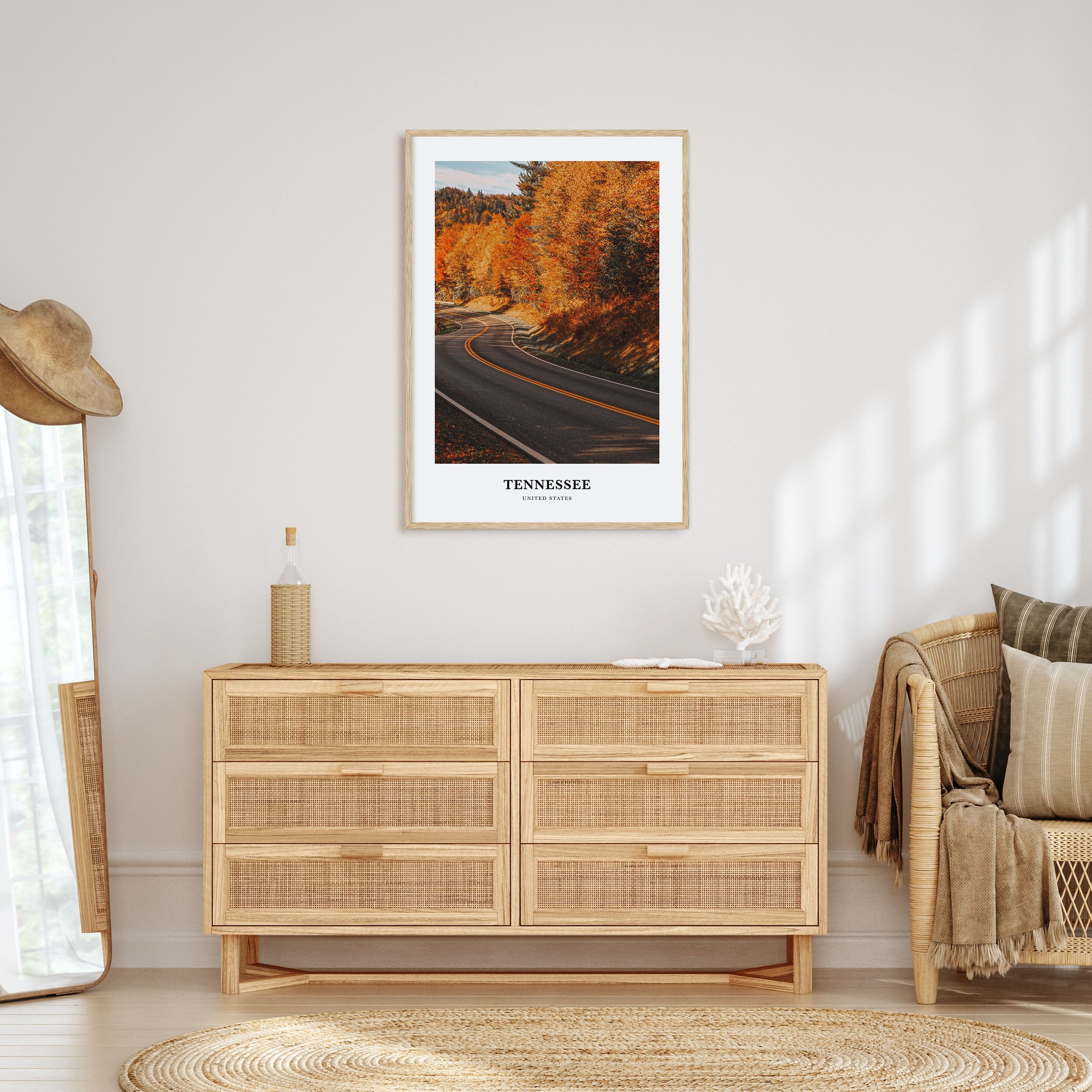 Tennessee Portrait Color No 2 Poster