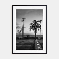 Tennis Court Photo B&W No 2 Poster