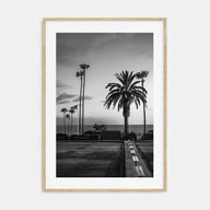 Tennis Court Photo B&W No 2 Poster