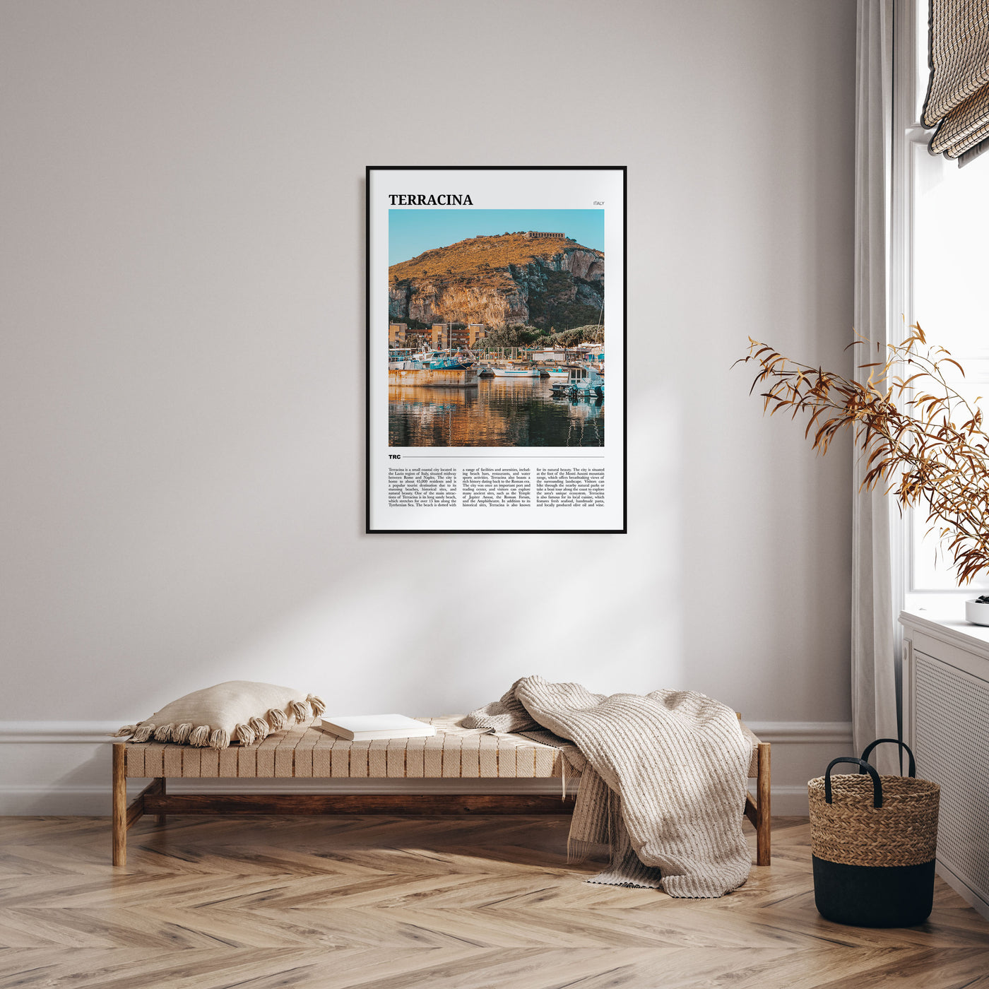 Terracina Travel Color Poster