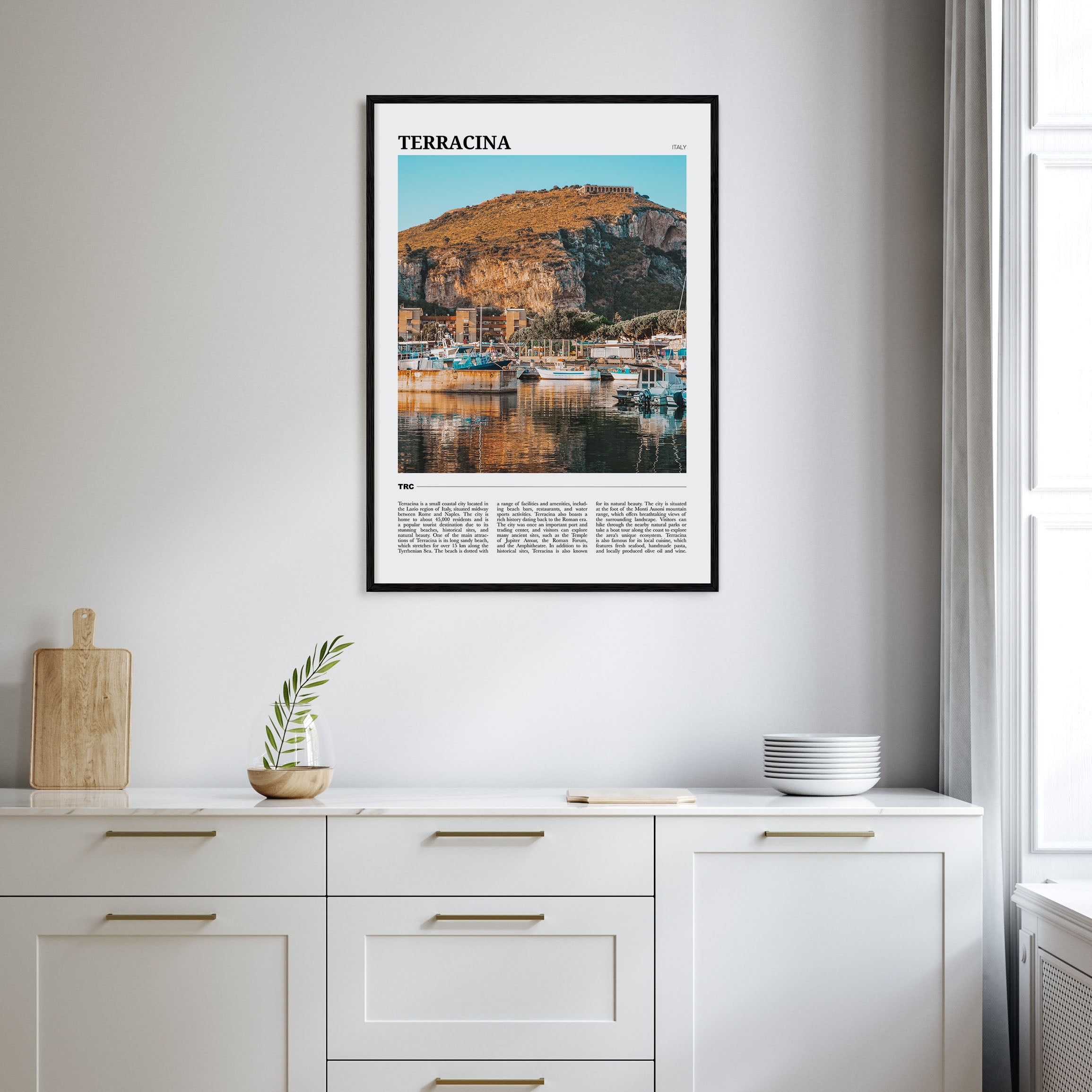 Terracina Travel Color Poster