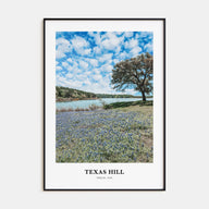 Texas Hill Portrait Color Poster