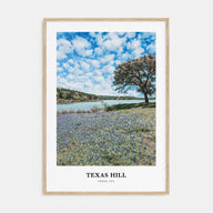 Texas Hill Portrait Color Poster