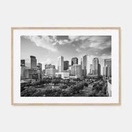 Texas Landscape B&W Poster