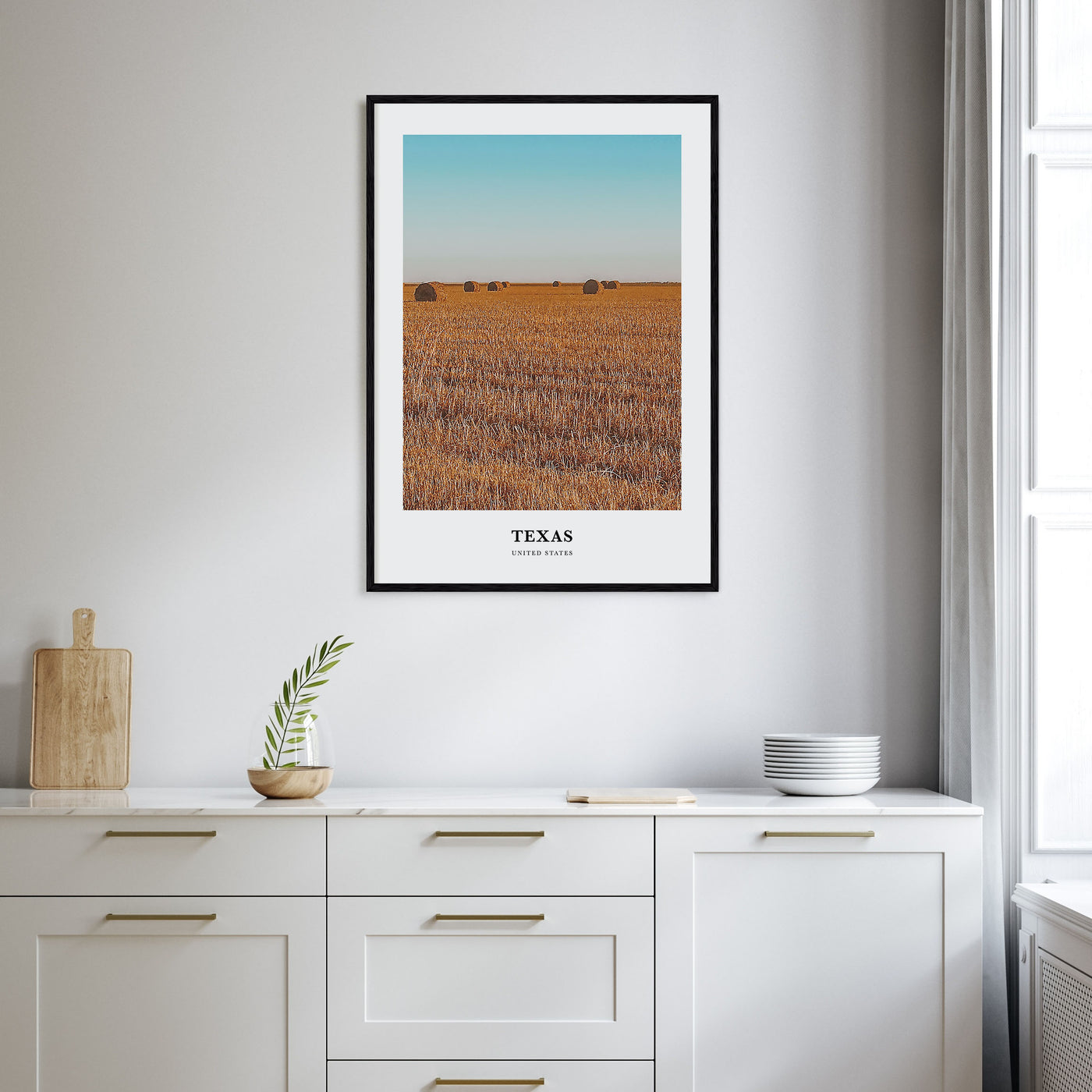 Texas Portrait Color No 2 Poster