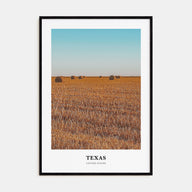 Texas Portrait Color No 2 Poster
