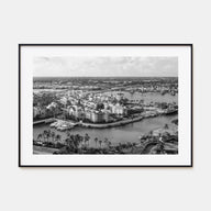 The Bahamas Landscape B&W Poster