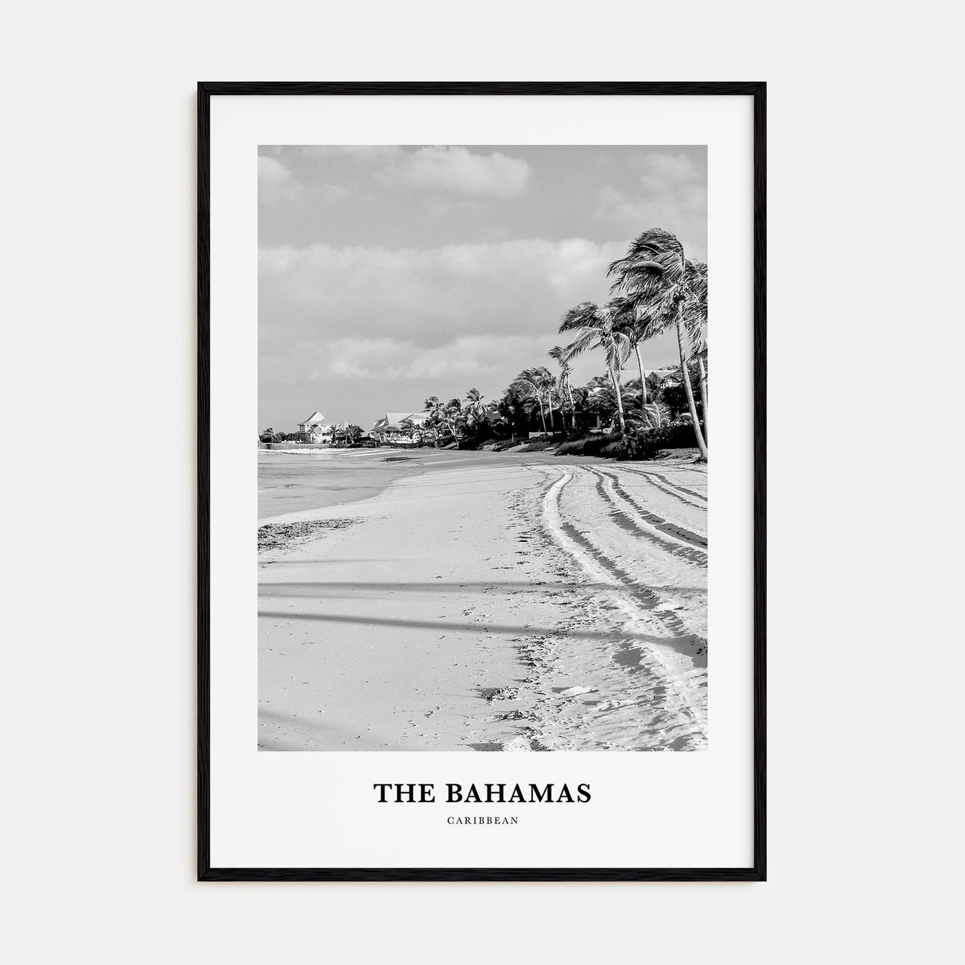 The Bahamas Portrait B&W No 1 Poster