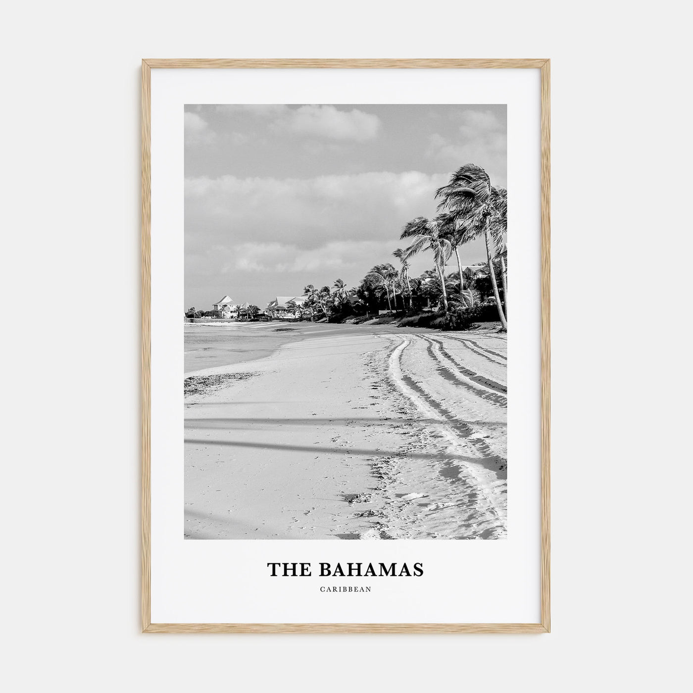 The Bahamas Portrait B&W No 1 Poster