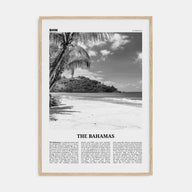 The Bahamas Travel B&W No 1 Poster