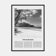 The Bahamas Travel B&W No 1 Poster
