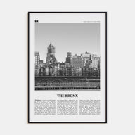 The Bronx Travel B&W No 1 Poster