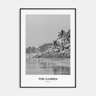 The Gambia Portrait B&W Poster