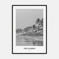 The Gambia Portrait B&W Poster