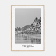 The Gambia Portrait B&W Poster