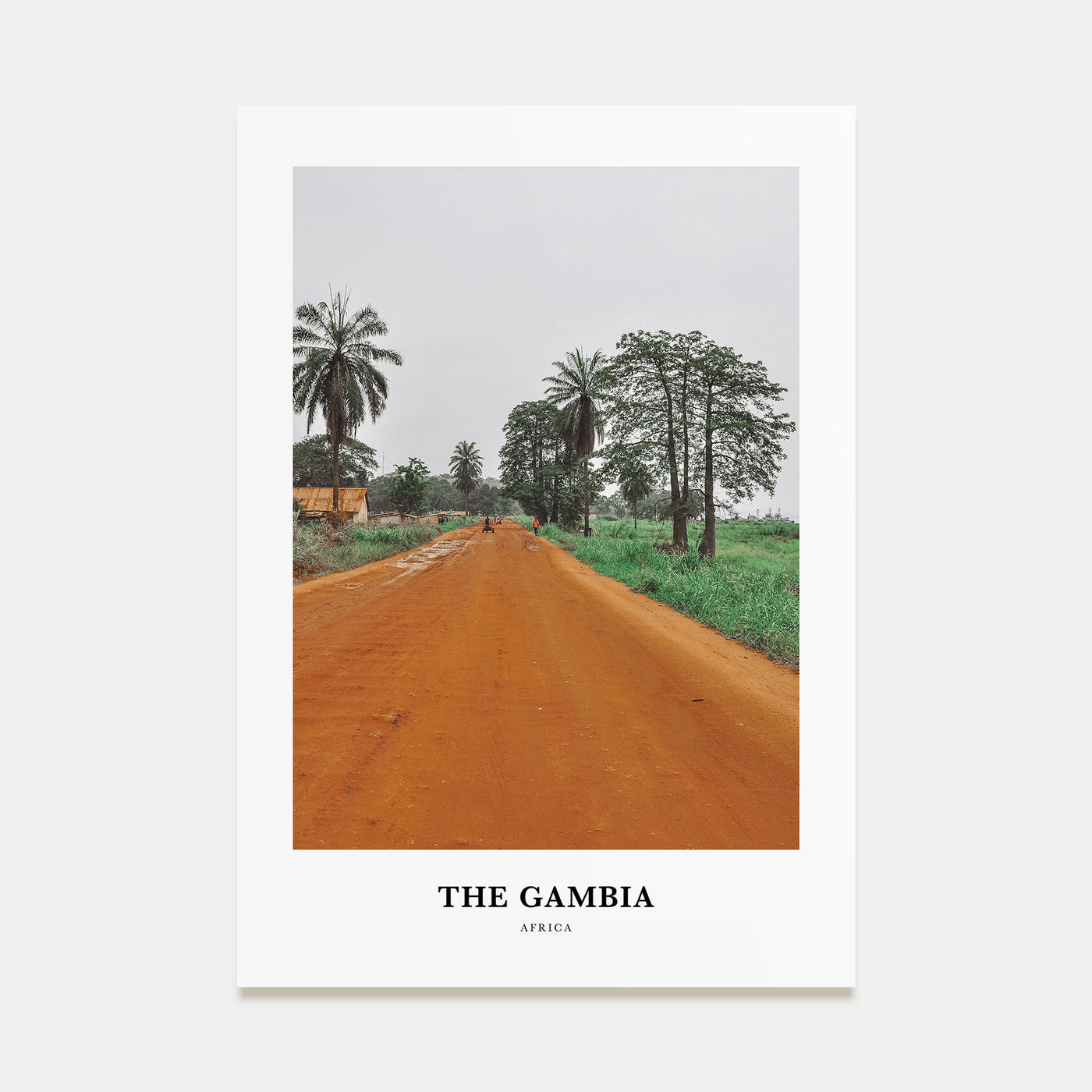 The Gambia Portrait Color Poster
