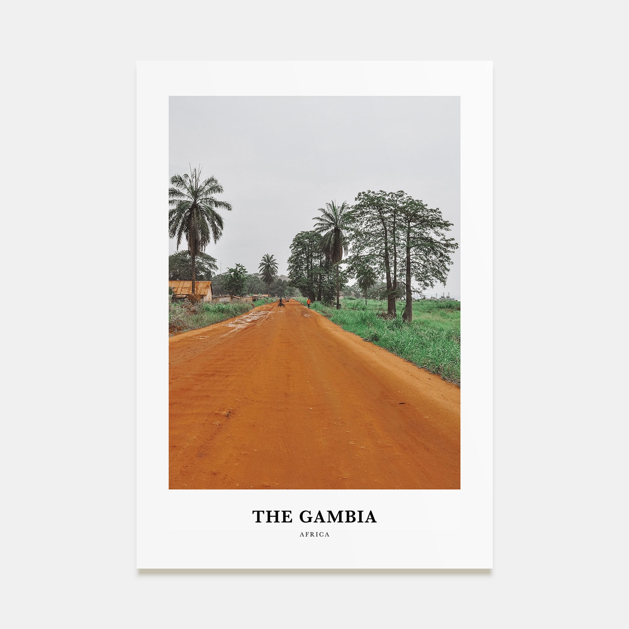 The Gambia Portrait Color Poster
