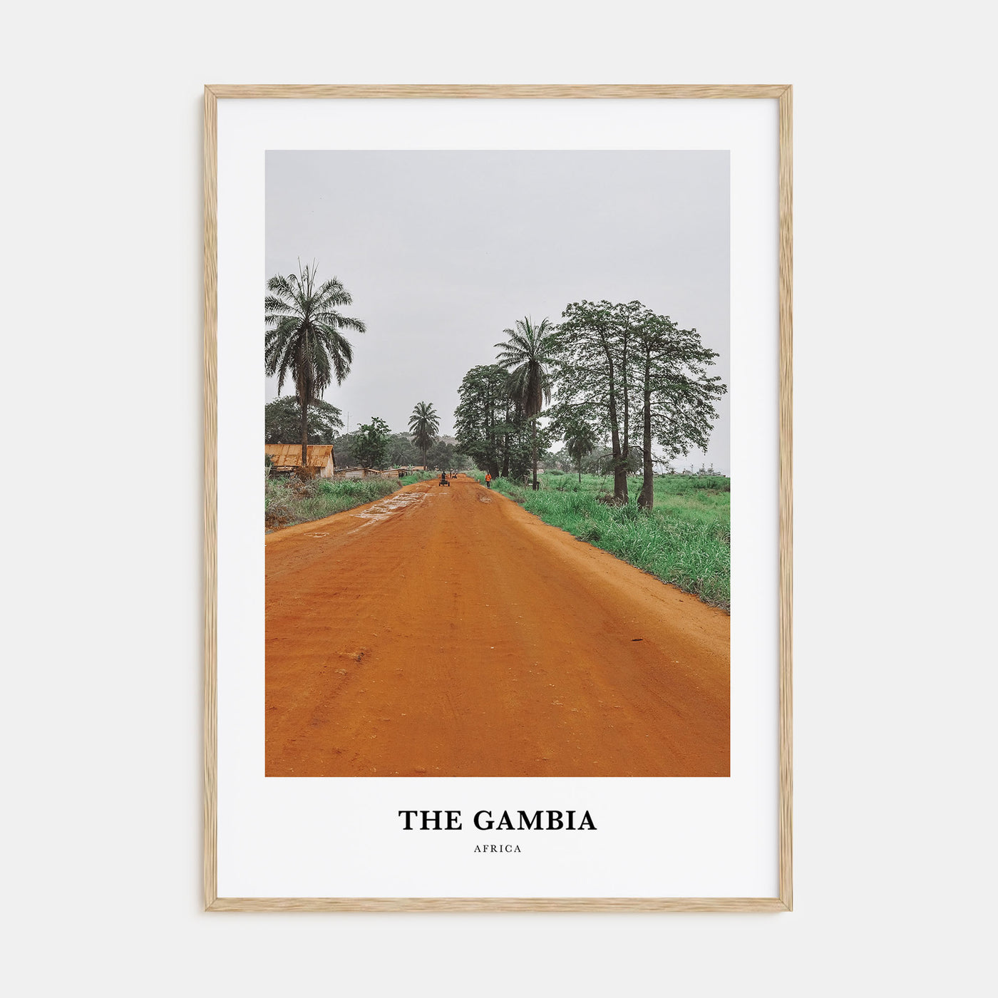The Gambia Portrait Color Poster