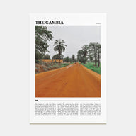 The Gambia Travel Color Poster