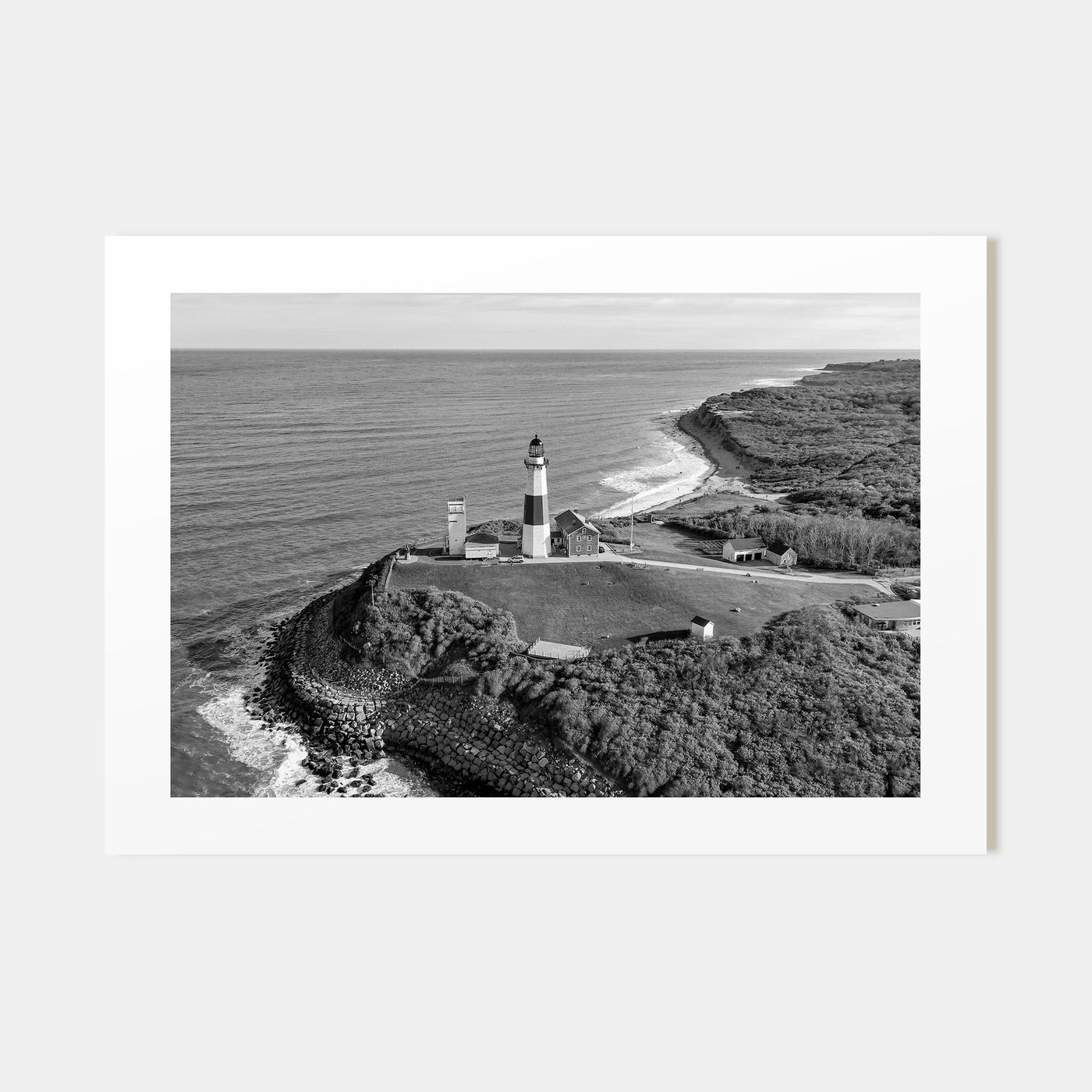 The Hamptons Landscape B&W Poster