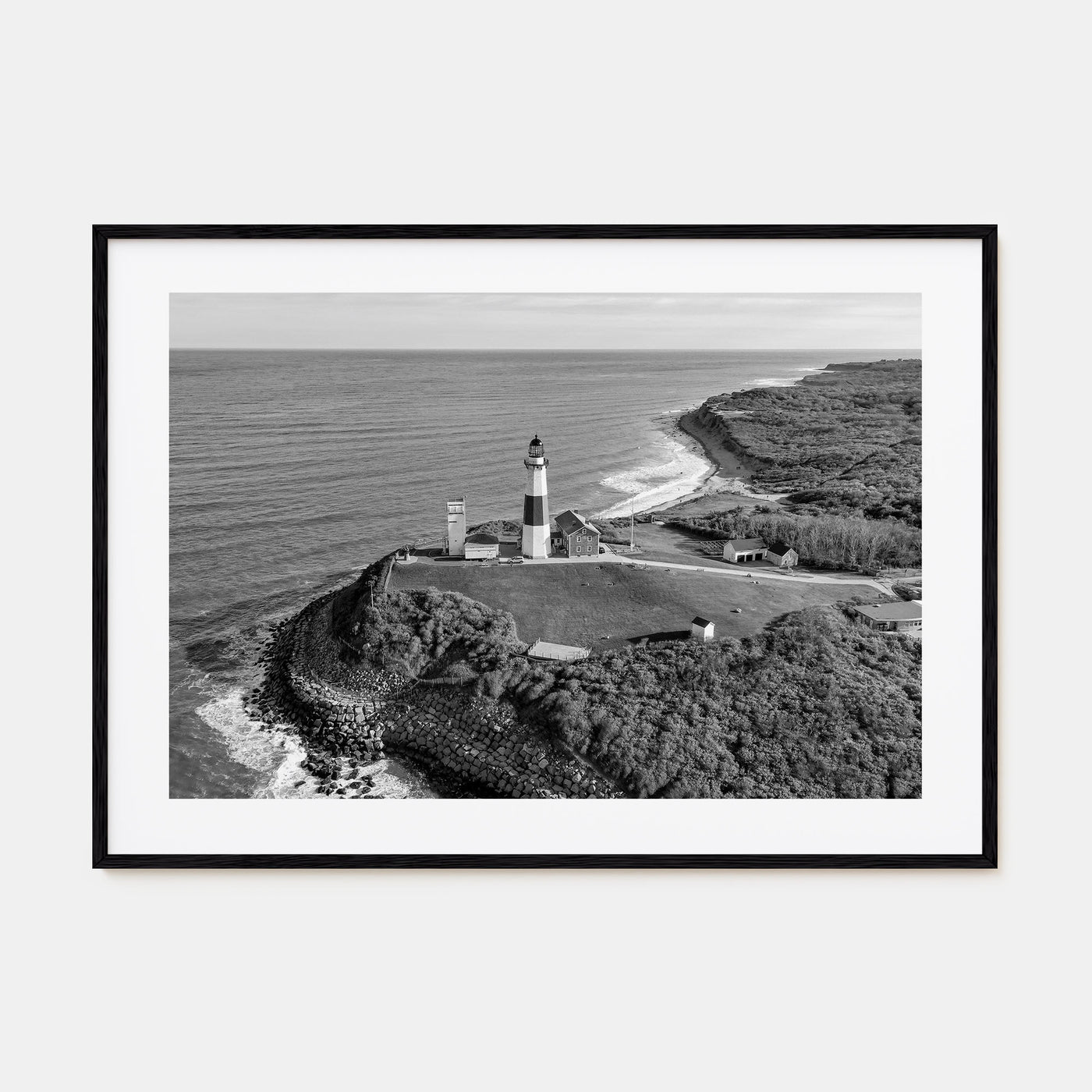 The Hamptons Landscape B&W Poster