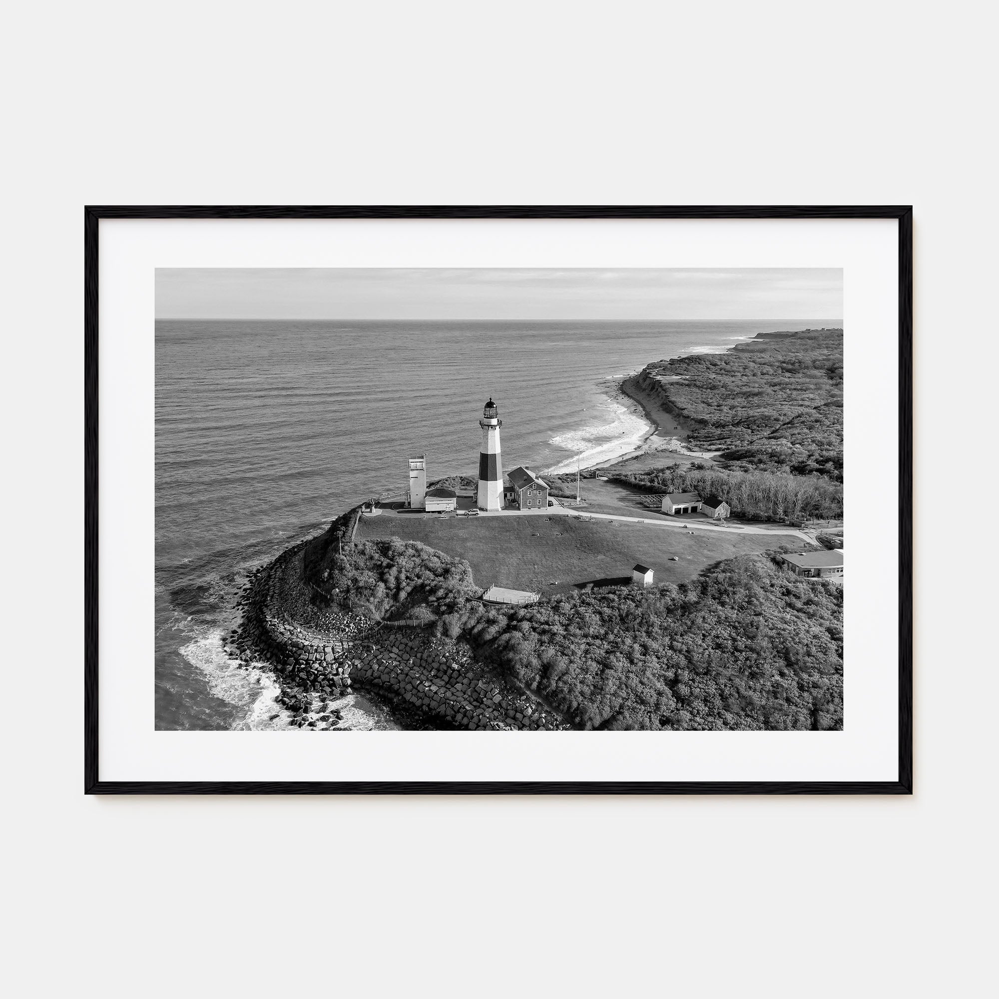The Hamptons Landscape B&W Poster