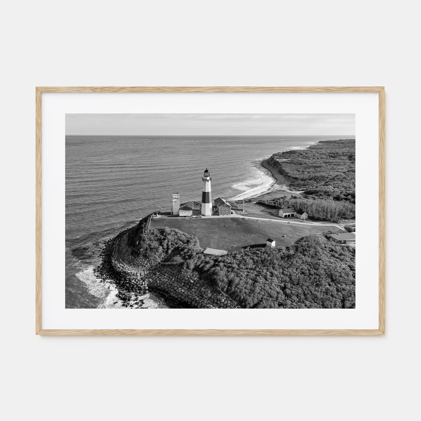 The Hamptons Landscape B&W Poster