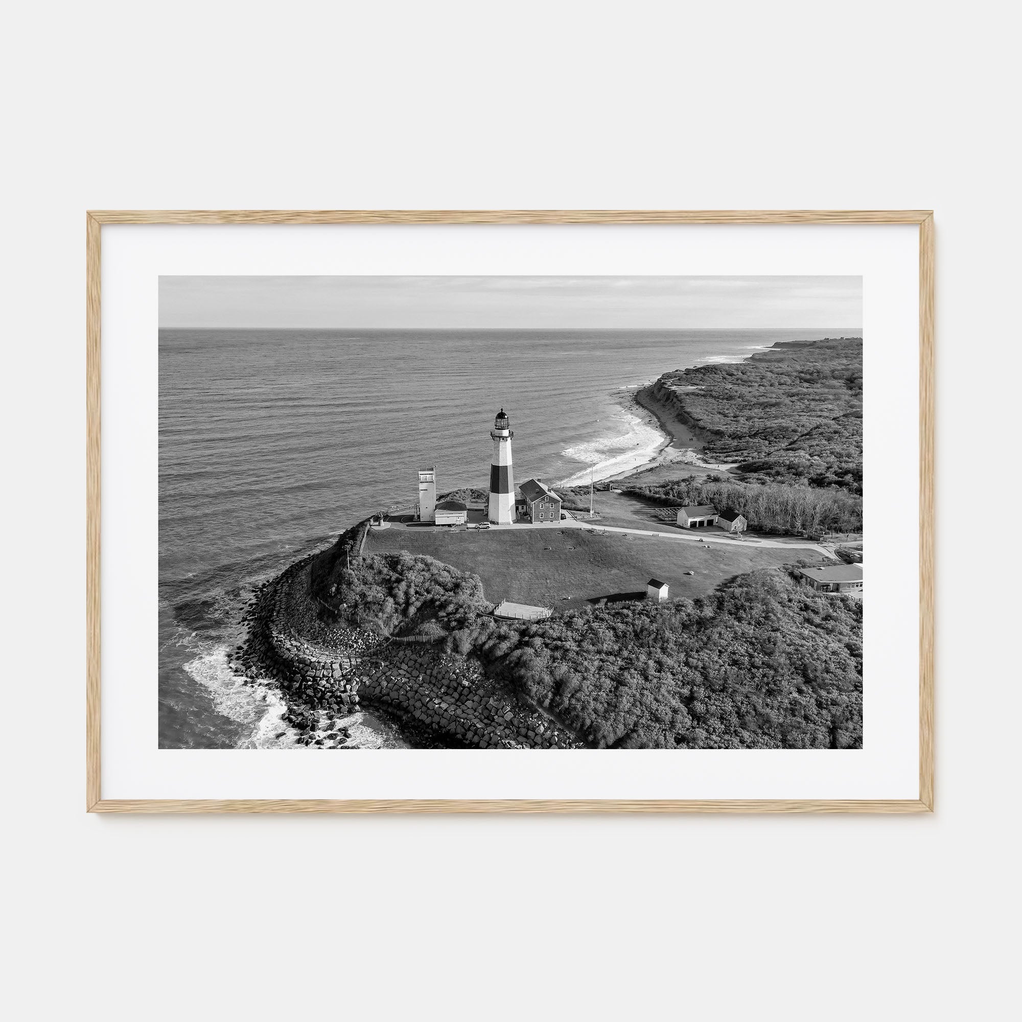 The Hamptons Landscape B&W Poster
