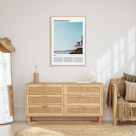 The Hamptons Travel Color Poster