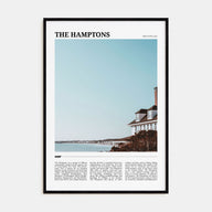 The Hamptons Travel Color Poster
