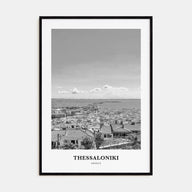 Thessaloniki Portrait B&W Poster
