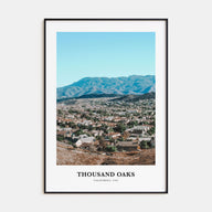 Thousand Oaks Portrait Color Poster