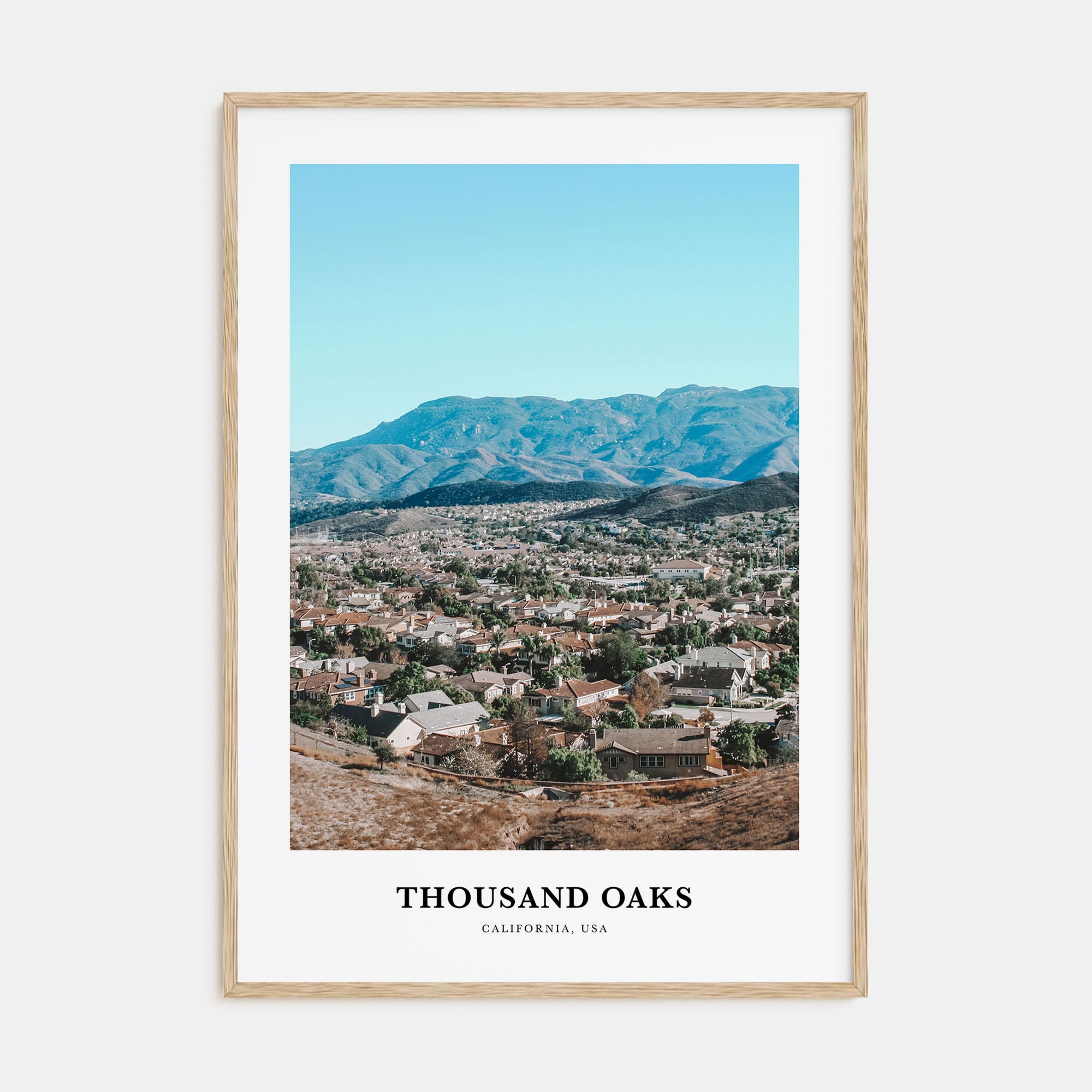 Thousand Oaks Portrait Color Poster