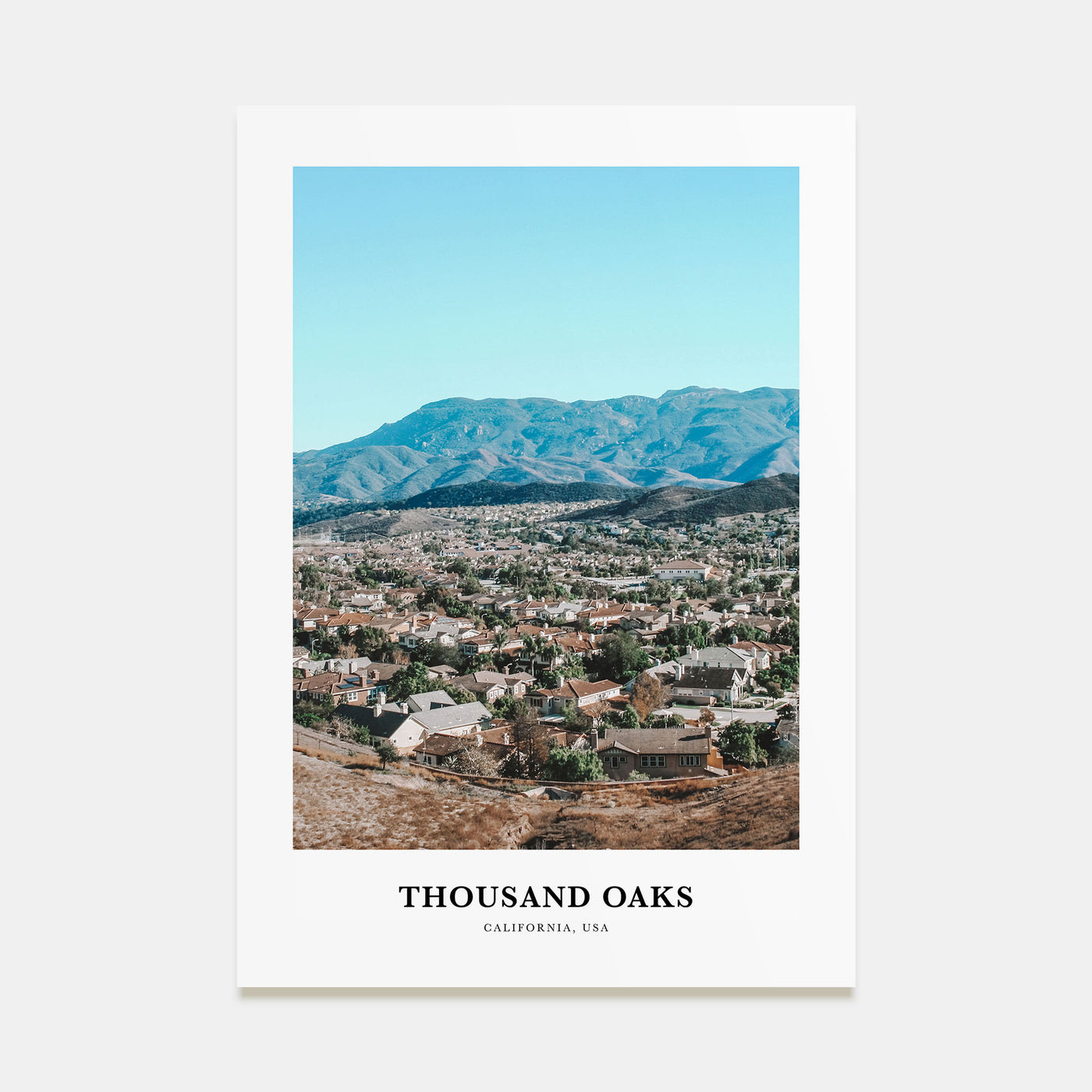 Thousand Oaks Portrait Color Poster