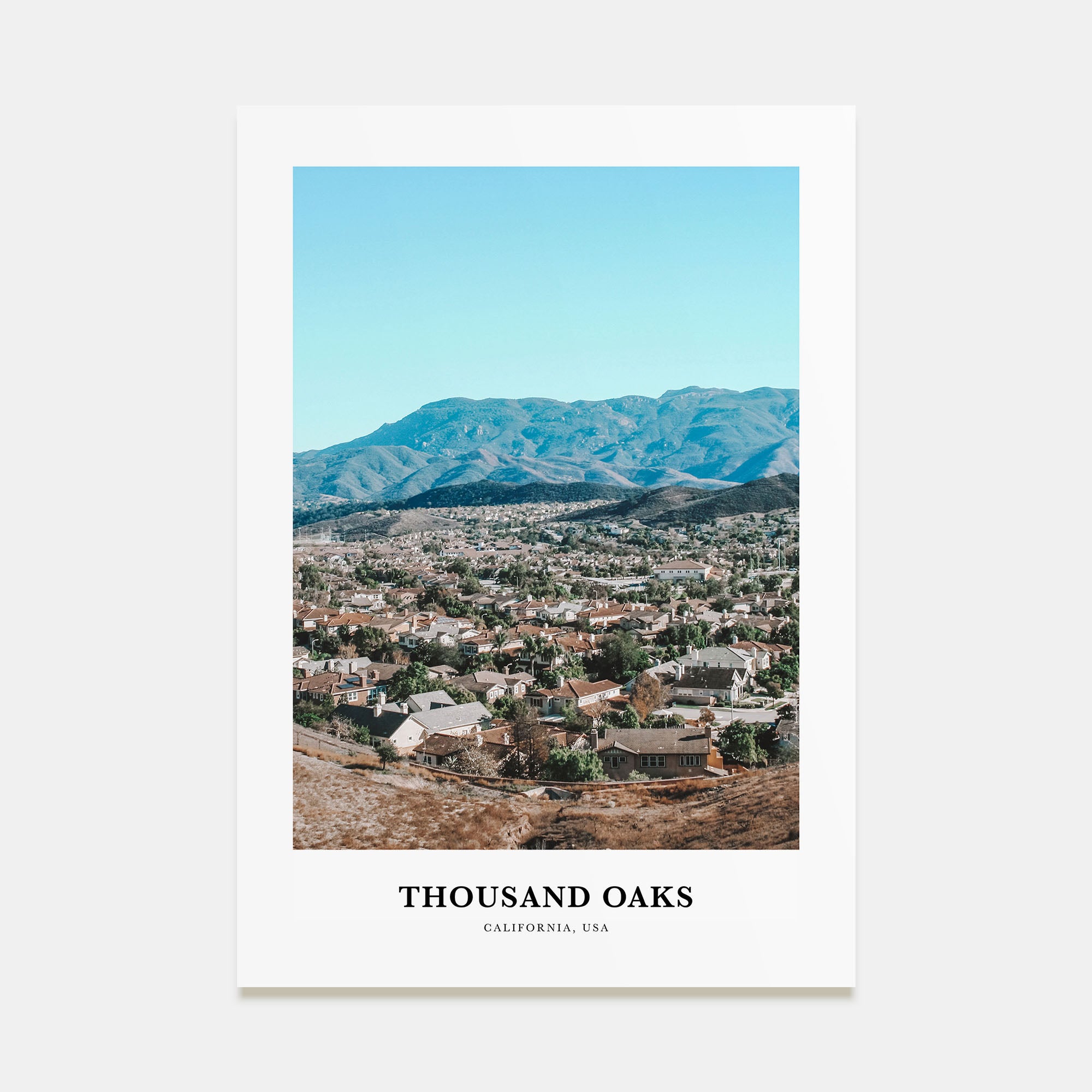 Thousand Oaks Portrait Color Poster