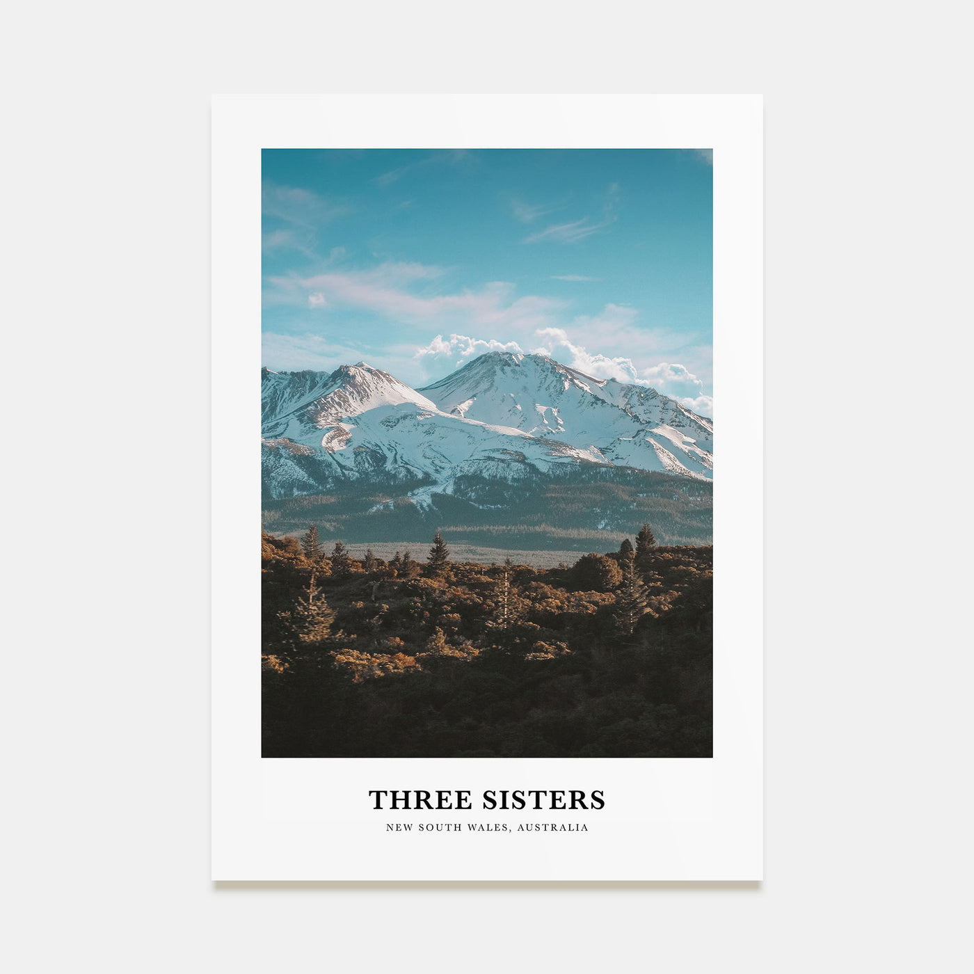 Three Sisters Portrait Color Poster