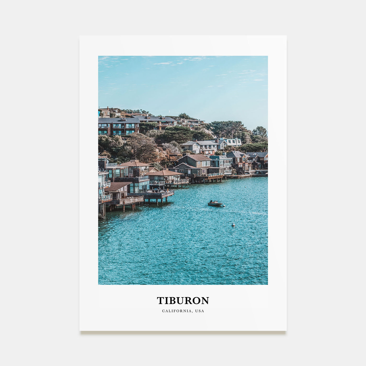 Tiburon Portrait Color Poster
