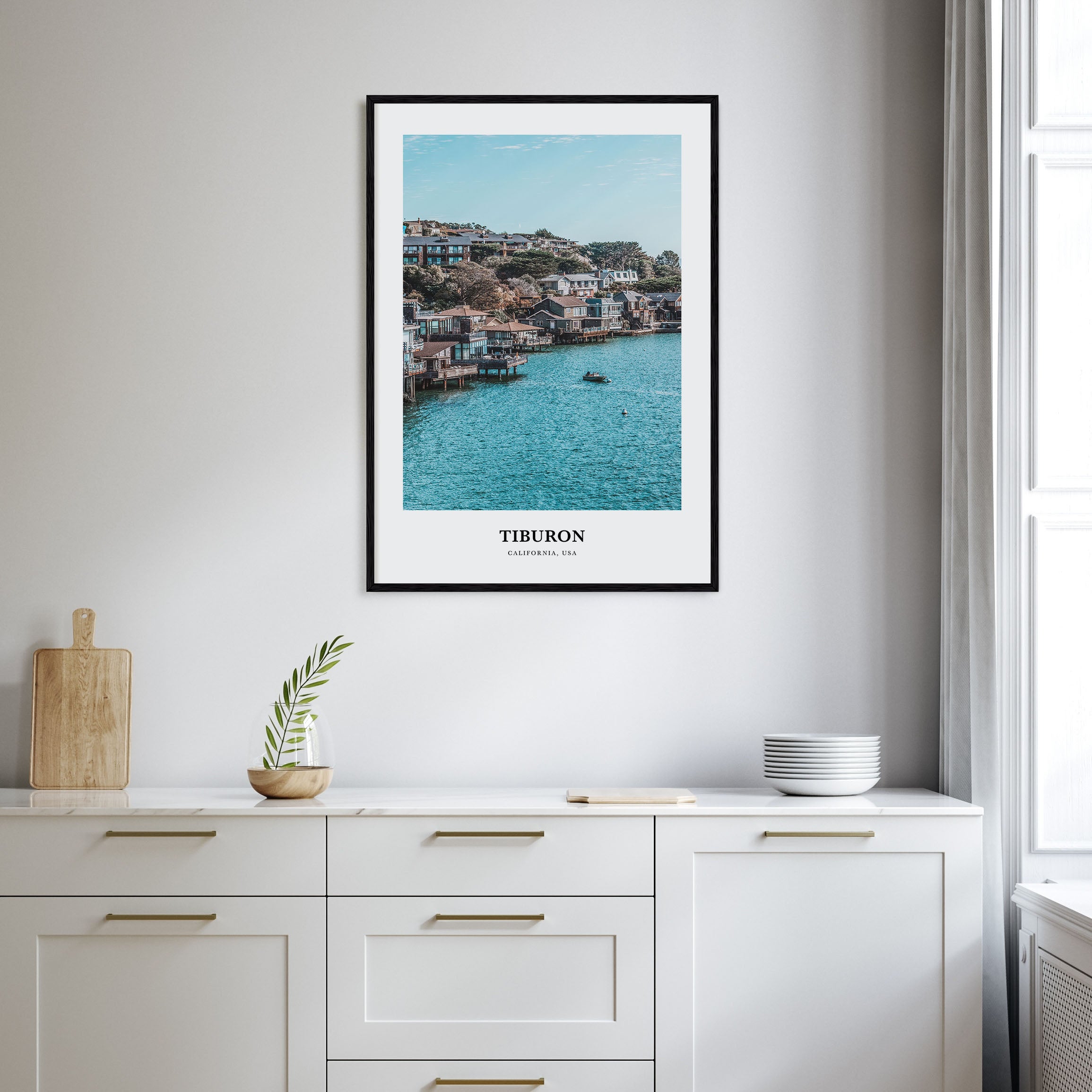 Tiburon Portrait Color Poster